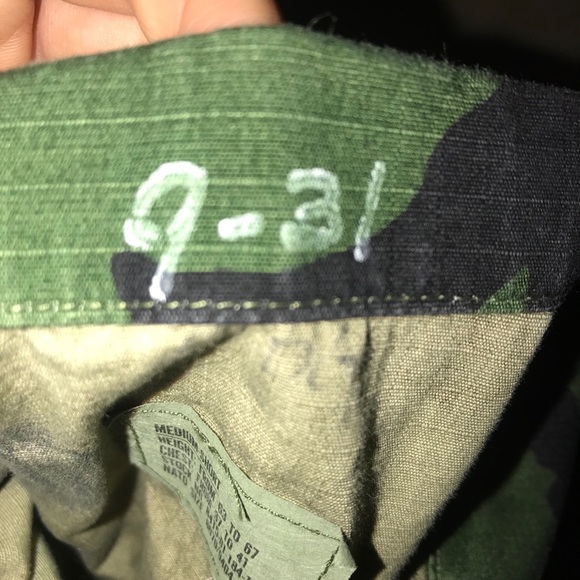 Army Military Camo Button Jacket - Picture 2 of 5